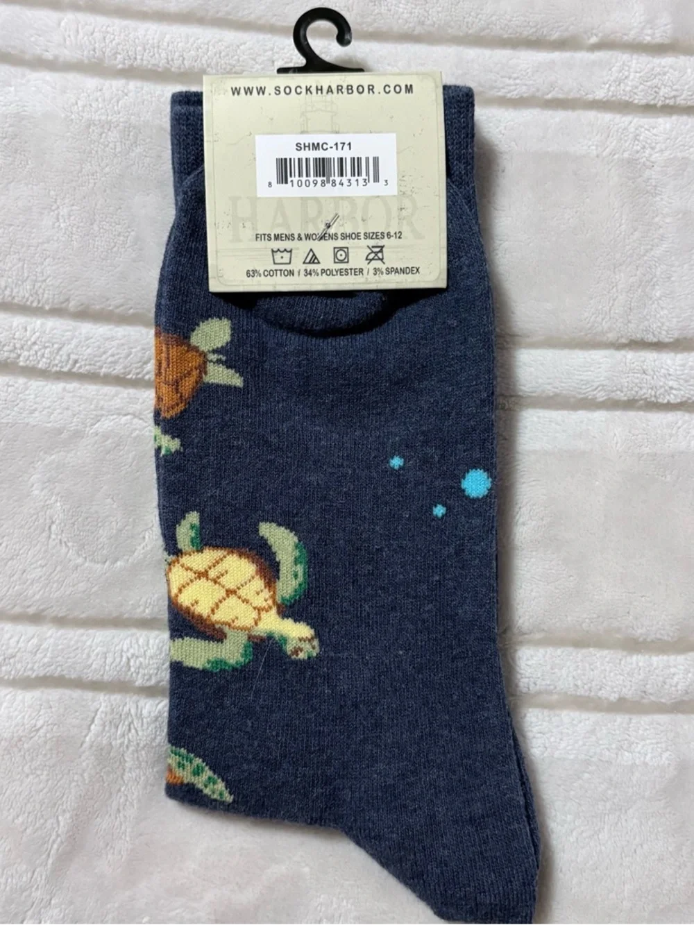 Sock Harbor Sea Turtle Crew Socks